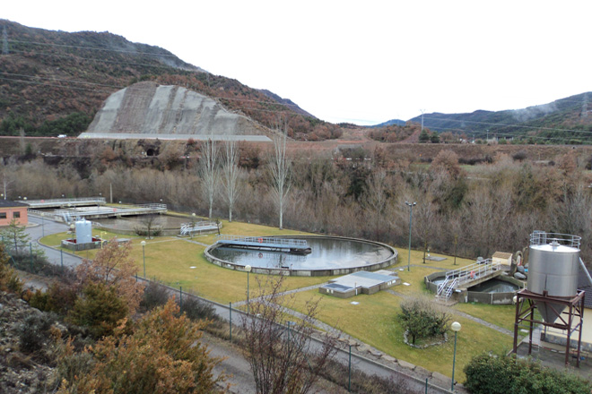 Estación depuradora de aguas de Sabiñanigo